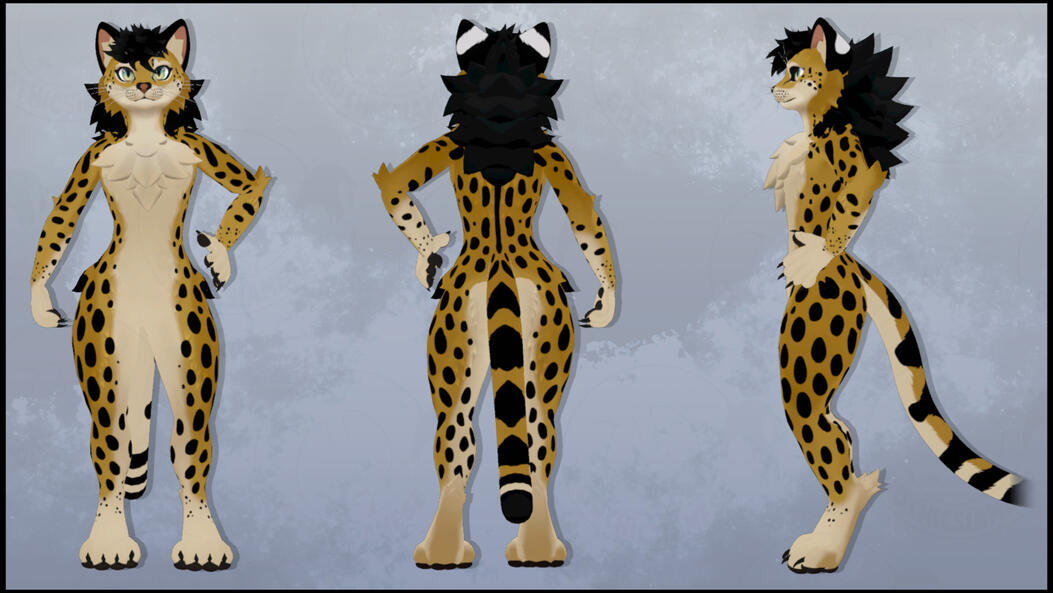 Meowper Serval Texture Meowper Serval Texture